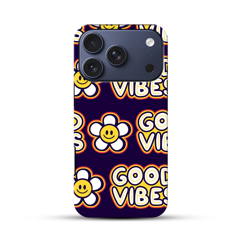 スマイリーフラワーとグッドバイブスのパターン good-vibes スマイリーフラワーとグッドバイブスのパターン good-vibes