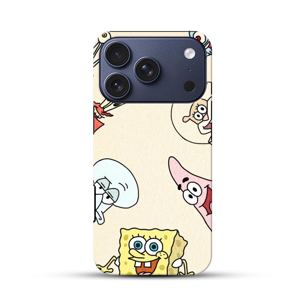 スポンジボブの仲間たち iPhone 17 Proオリジナルハ耐衝撃ケース