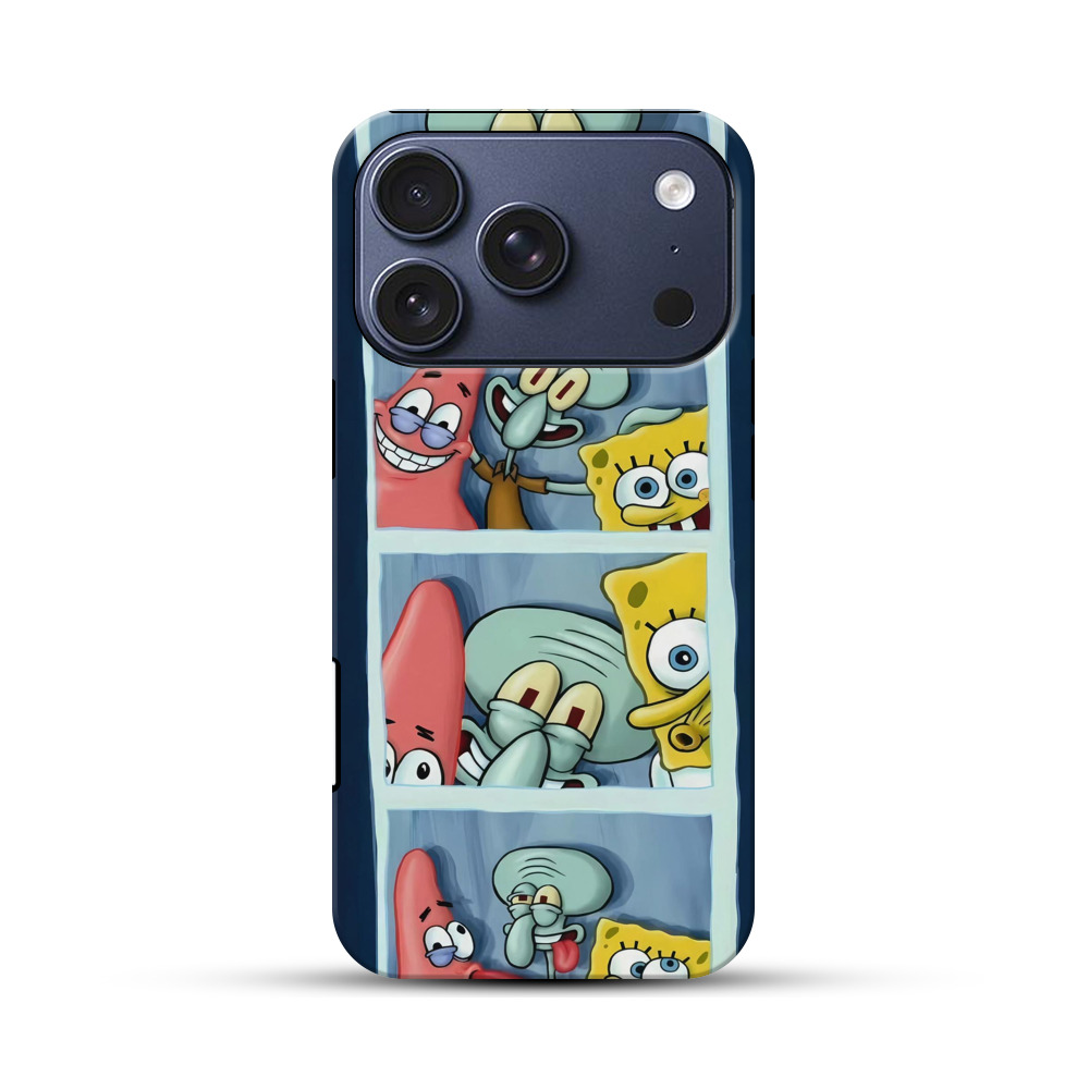 スポンジボブと仲間たち iPhone 17 Proオリジナルハ耐衝撃ケース