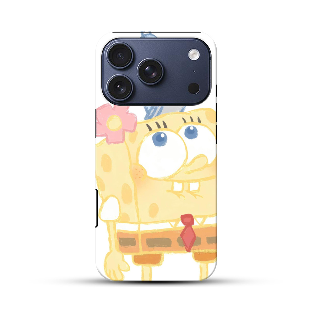 スポンジキャラクター iPhone 17 Proオリジナルハ耐衝撃ケース