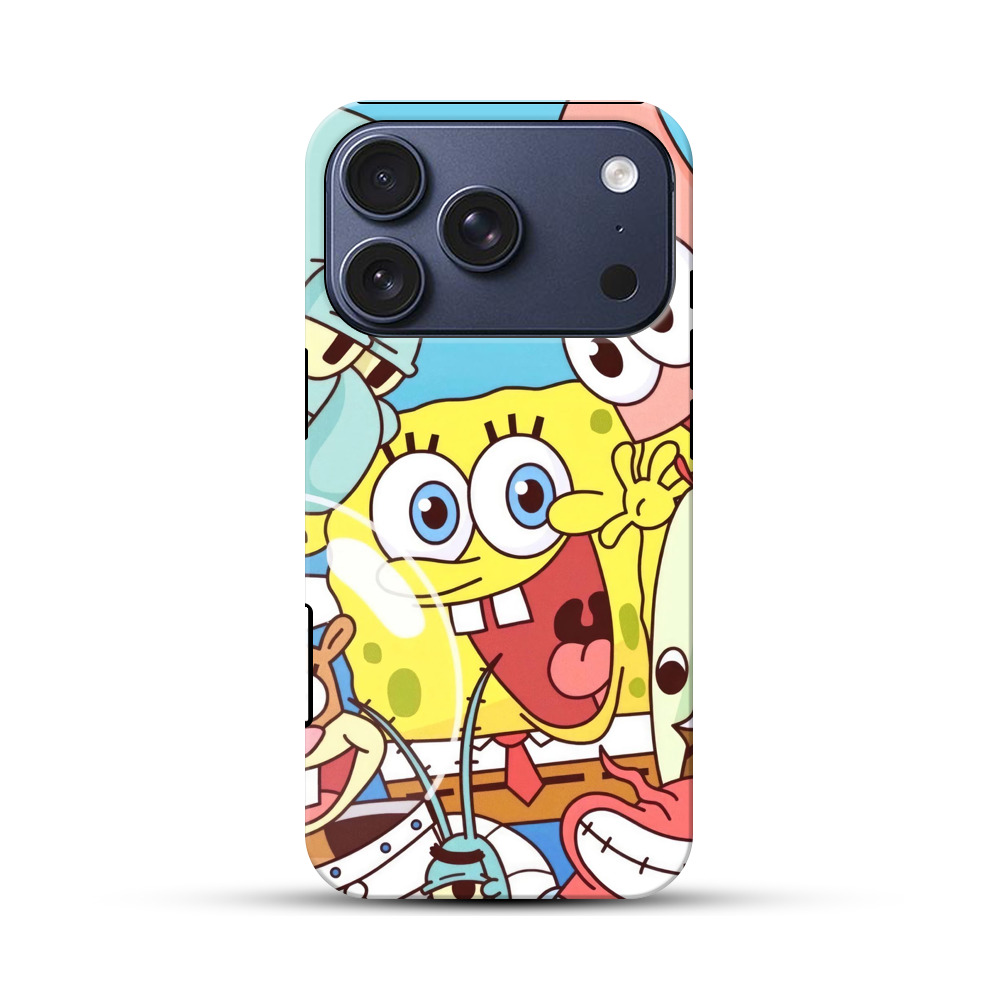スポンジボブの仲間たち iPhone 17 Proオリジナルハ耐衝撃ケース