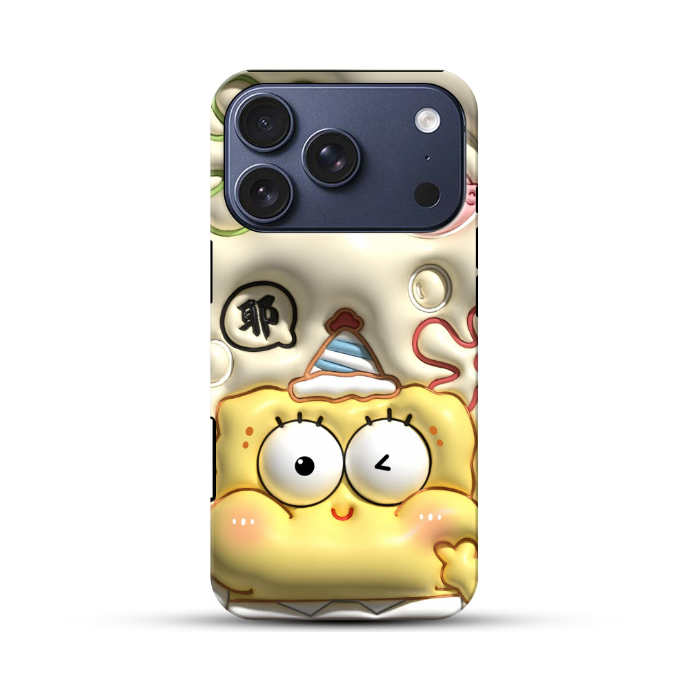 スポンジボブのウィンク iPhone 17 Proオリジナルハ耐衝撃ケース