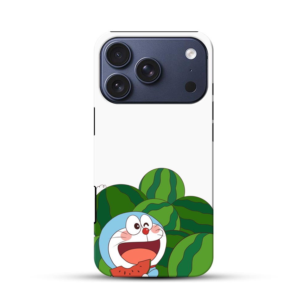 すいかと青いキャラ iPhone 17 Proオリジナルハ耐衝撃ケース