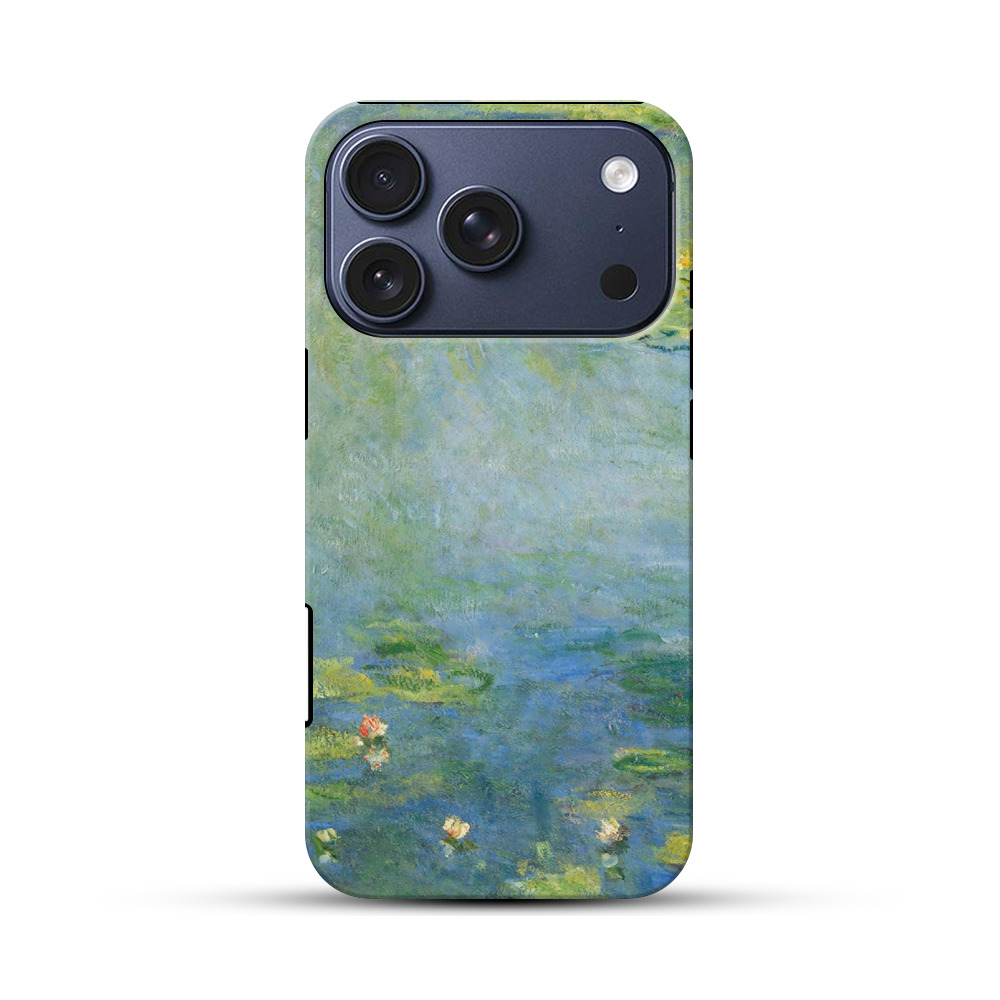睡蓮の水面アート iPhone 17 Proオリジナルハ耐衝撃ケース