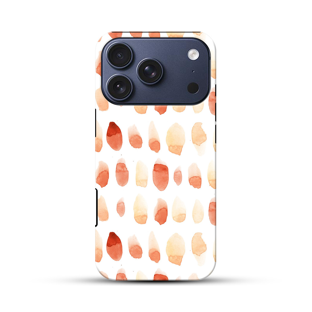 水彩模様 iPhone 17 Proオリジナルハ耐衝撃ケース