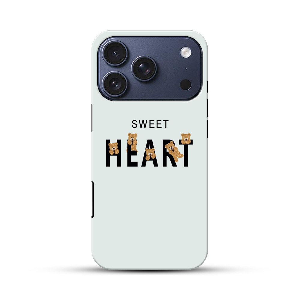 スイートハートのクマたち iPhone 17 Proオリジナルハ耐衝撃ケース