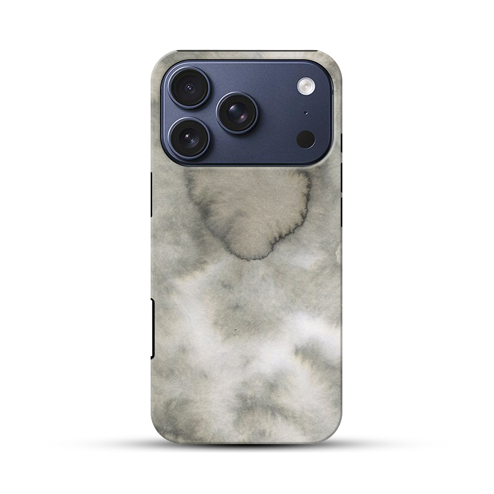 墨色の水彩抽象画 iPhone 17 Proオリジナルハ耐衝撃ケース