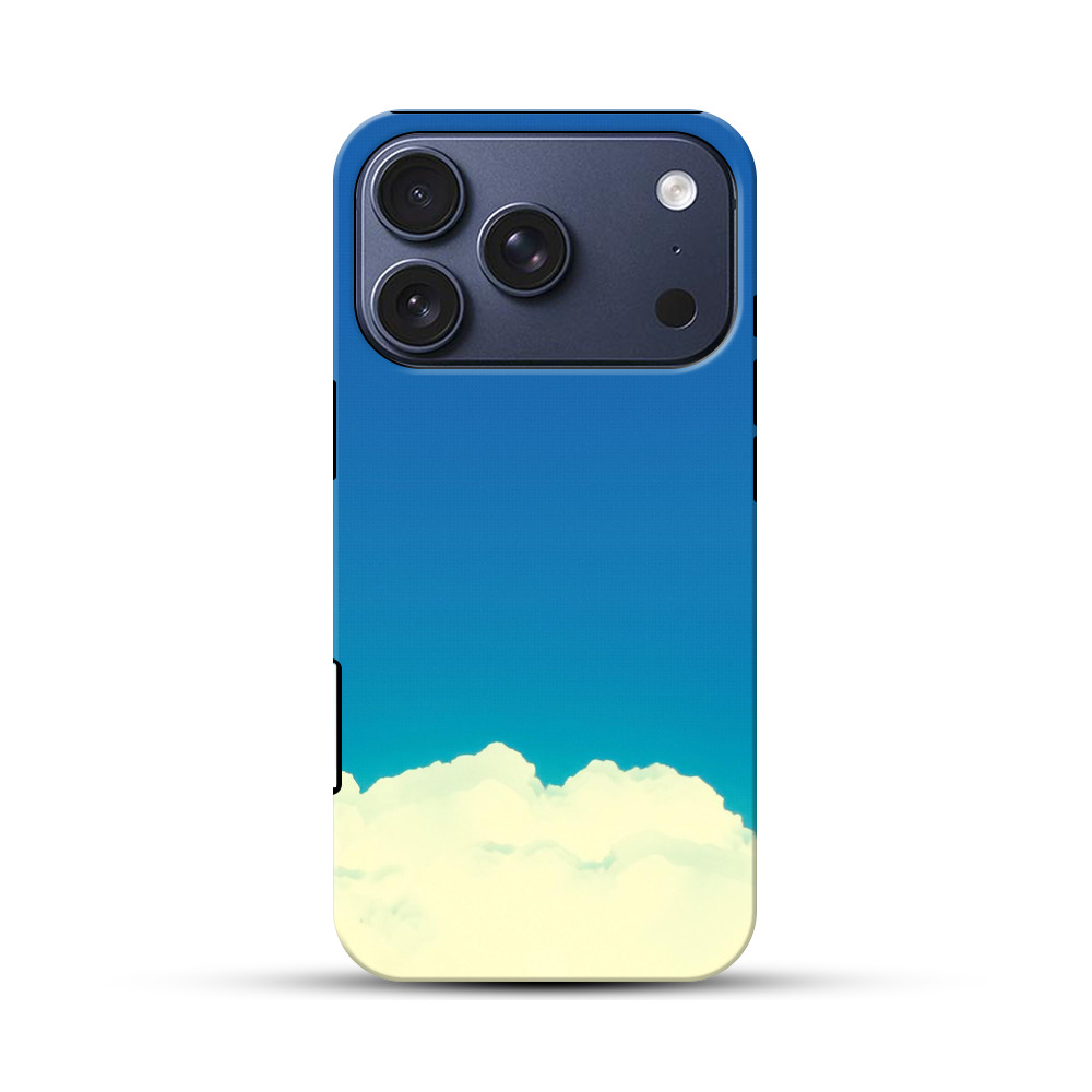 澄んだ青空と白雲 iPhone 17 Proオリジナルハ耐衝撃ケース