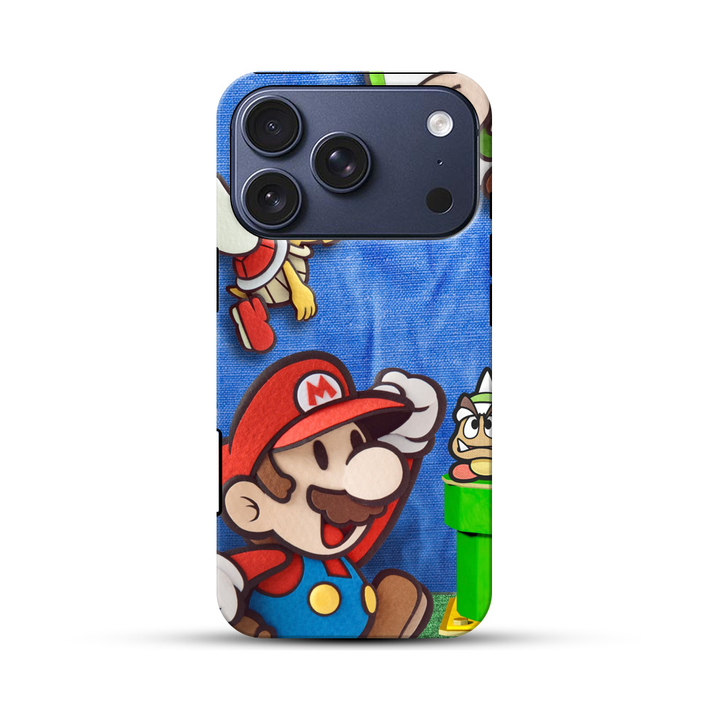 スーパーマリオキャラ iPhone 17 Proオリジナルハ耐衝撃ケース