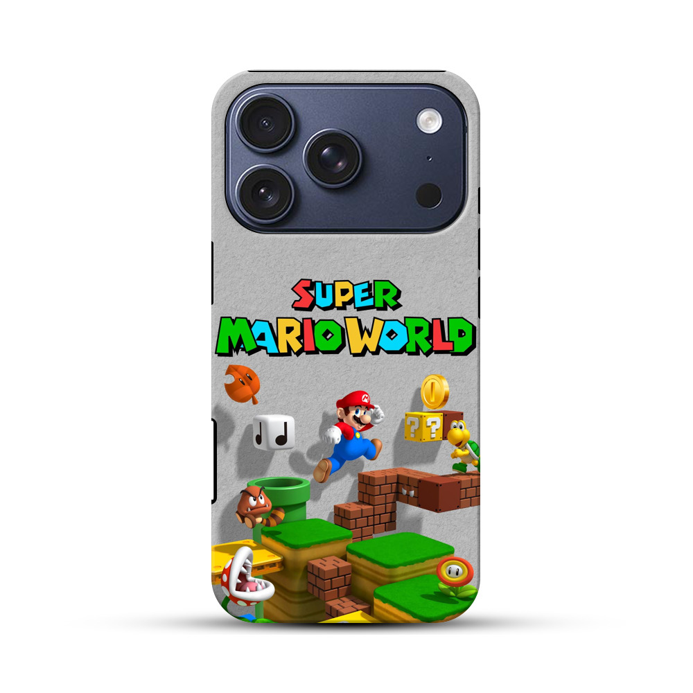 スーパーマリオワールド iPhone 17 Proオリジナルハ耐衝撃ケース