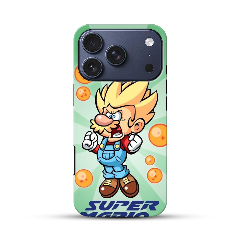 スーパー戦士マリオ iPhone 17 Proオリジナルハ耐衝撃ケース