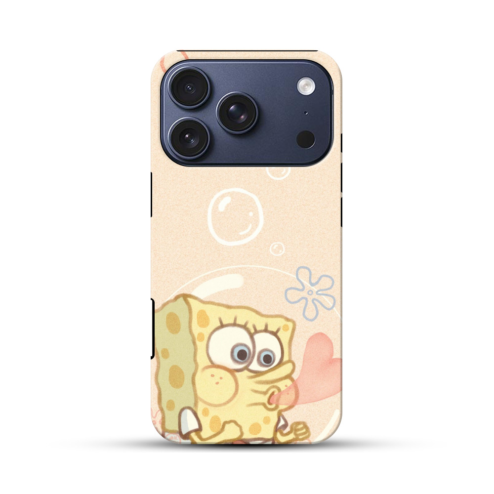 海のスポンジと泡 iPhone 17 Proオリジナルハ耐衝撃ケース