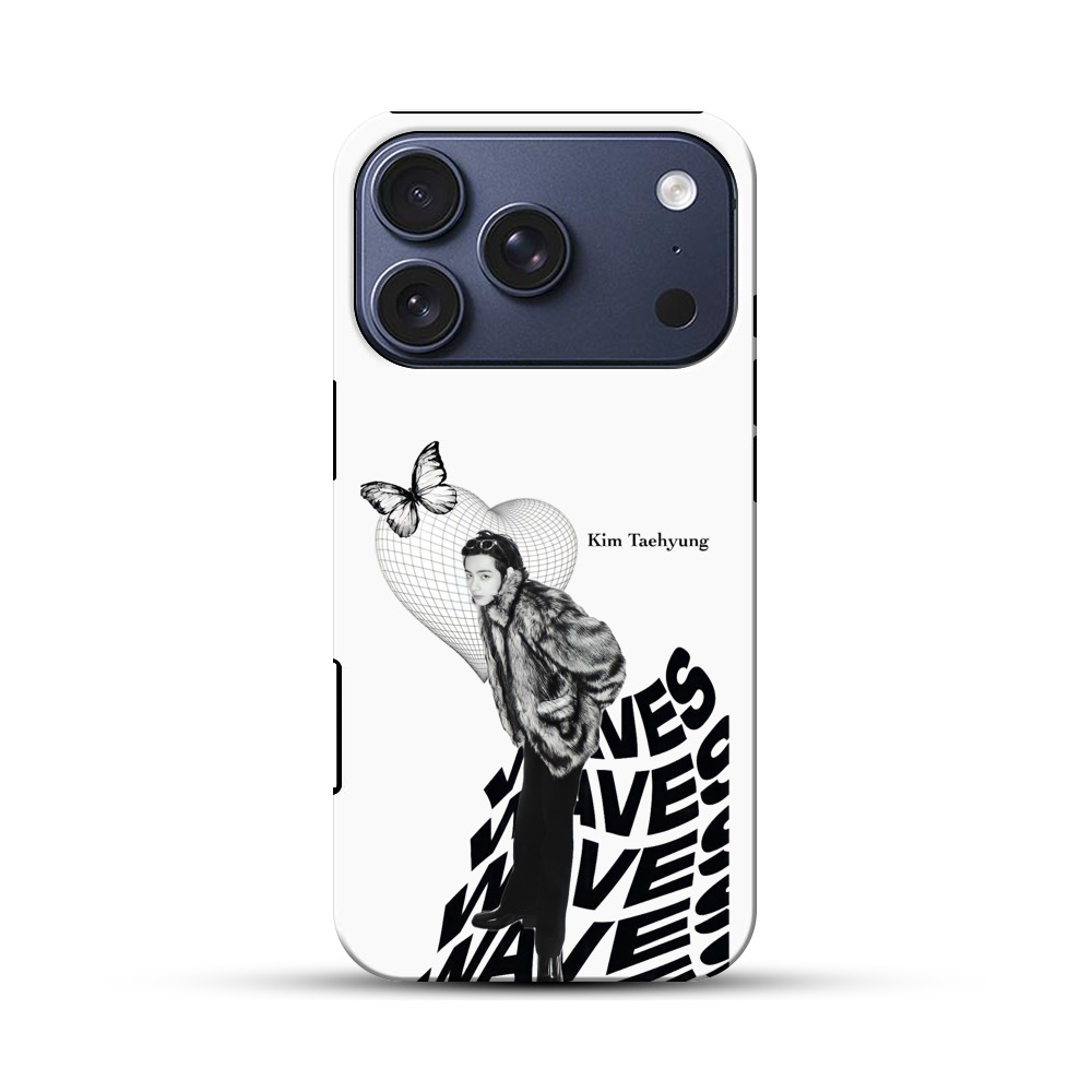 スタイリッシュな蝶 iPhone 17 Proオリジナルハ耐衝撃ケース