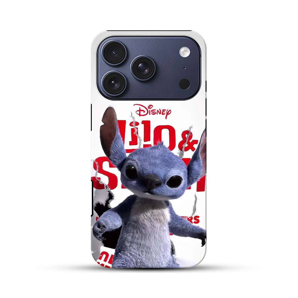 スティッチのキャラクター iPhone 17 Proオリジナルハ耐衝撃ケース