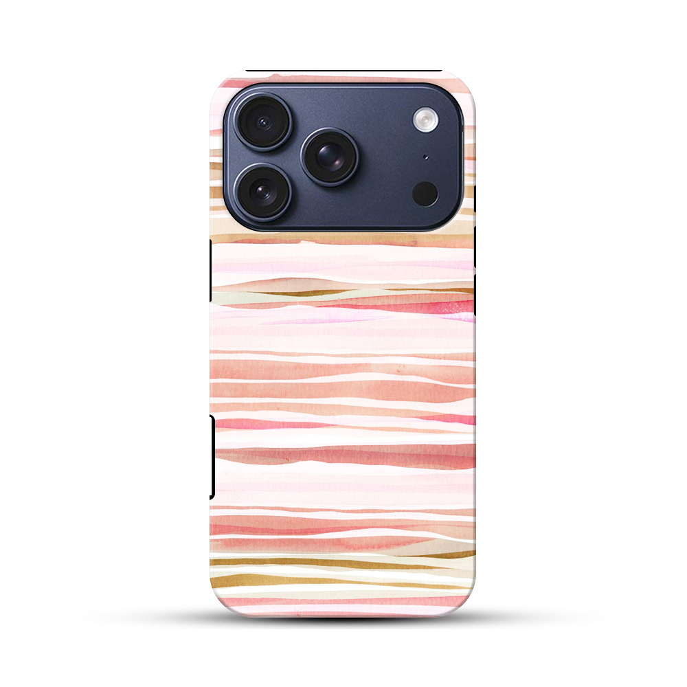 ストライプのパターン iPhone 17 Proオリジナルハ耐衝撃ケース