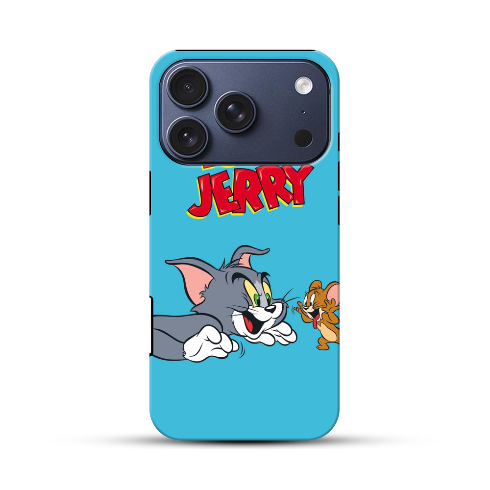 トムとジェリーイラスト iPhone 17 Proオリジナルハ耐衝撃ケース