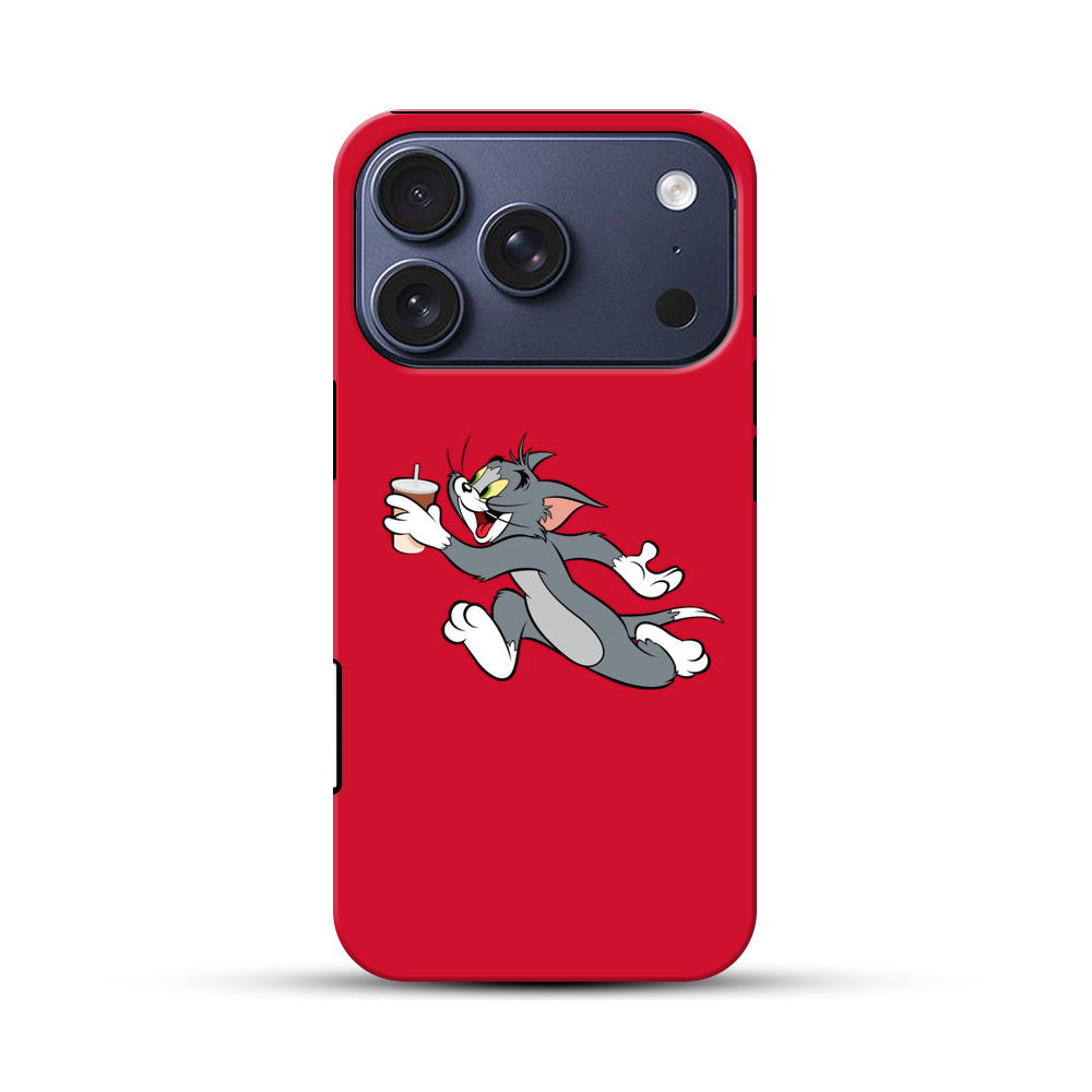 トムがドリンク持ち走る iPhone 17 Proオリジナルハ耐衝撃ケース