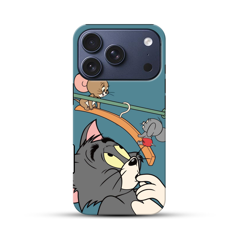 トムとジェリーの遊び iPhone 17 Proオリジナルハ耐衝撃ケース