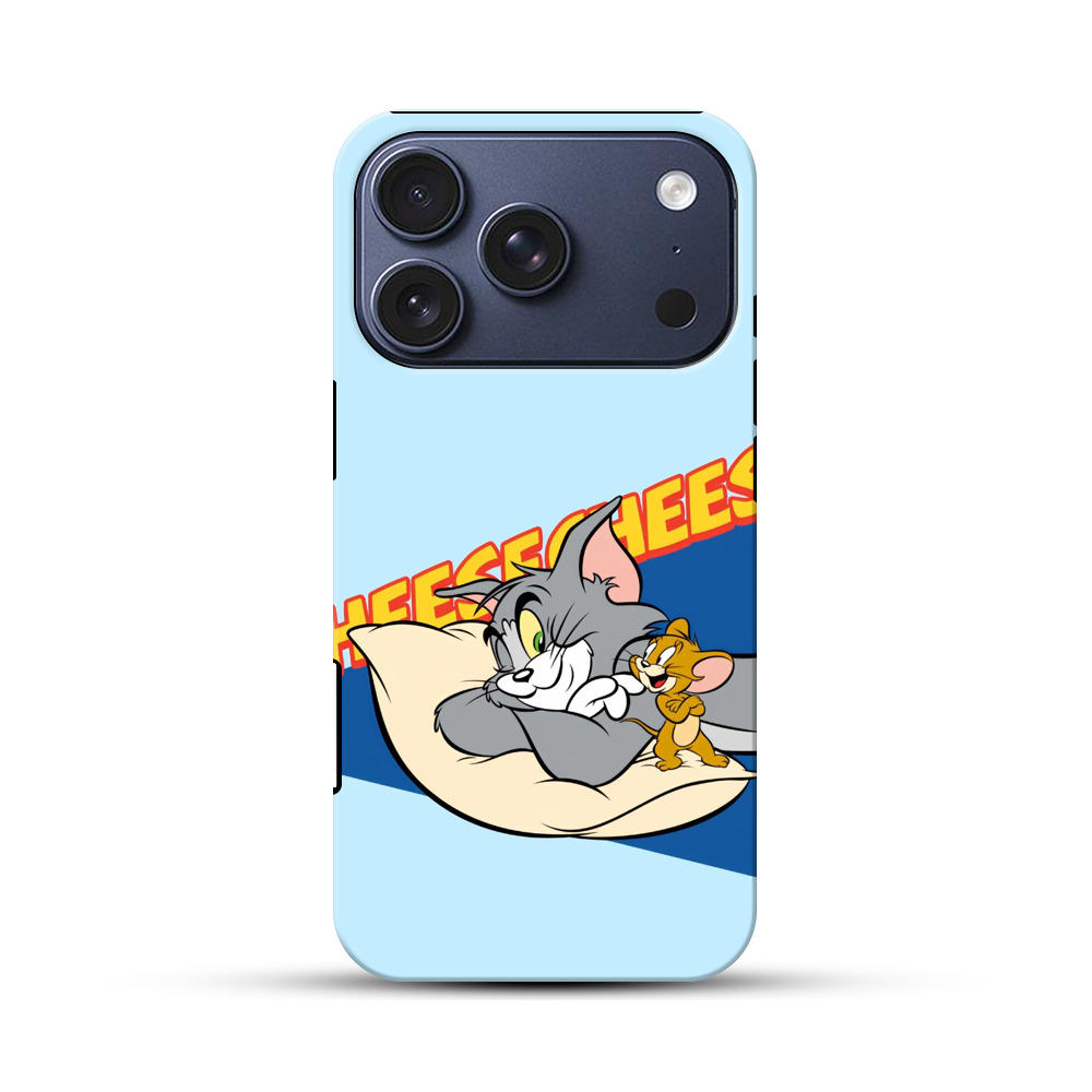 トムとジェリーとチーズ iPhone 17 Proオリジナルハ耐衝撃ケース