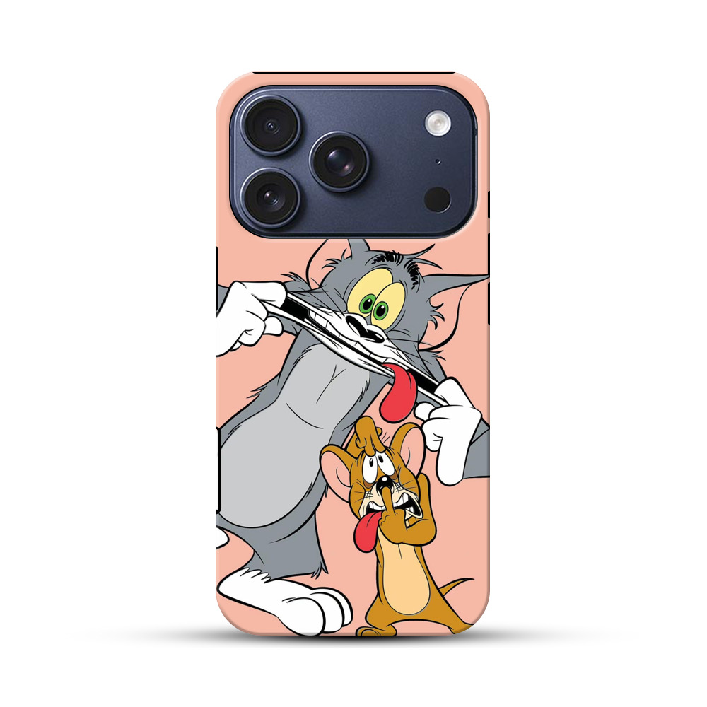 トムジェリーユーモア iPhone 17 Proオリジナルハ耐衝撃ケース