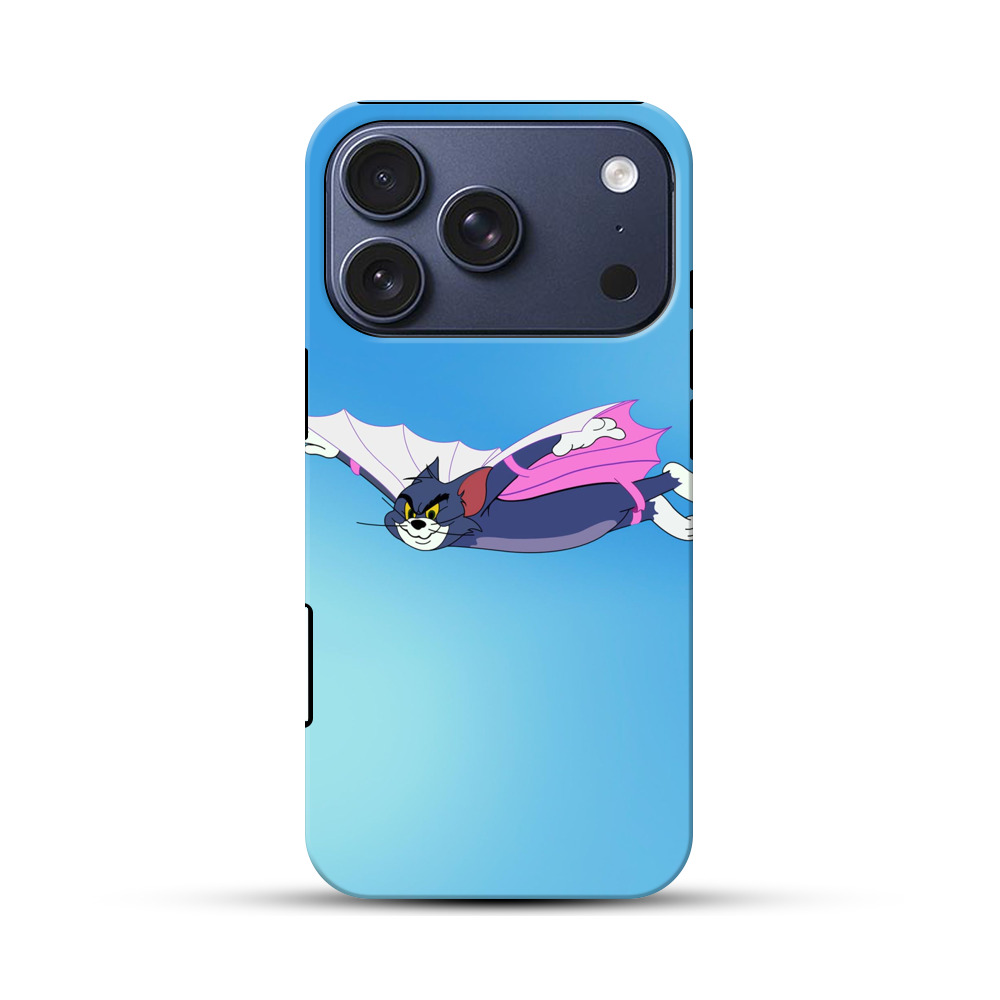 空を飛ぶトムの猫 iPhone 17 Proオリジナルハ耐衝撃ケース