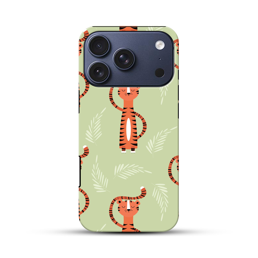 トラのパターン iPhone 17 Proオリジナルハ耐衝撃ケース