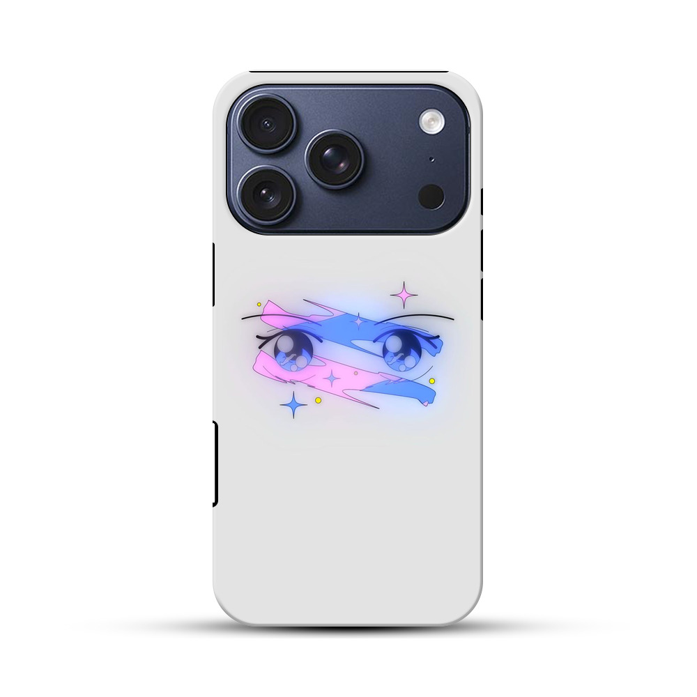 トランスジェンダープライドの目 iPhone 17 Proオリジナルハ耐衝撃ケース