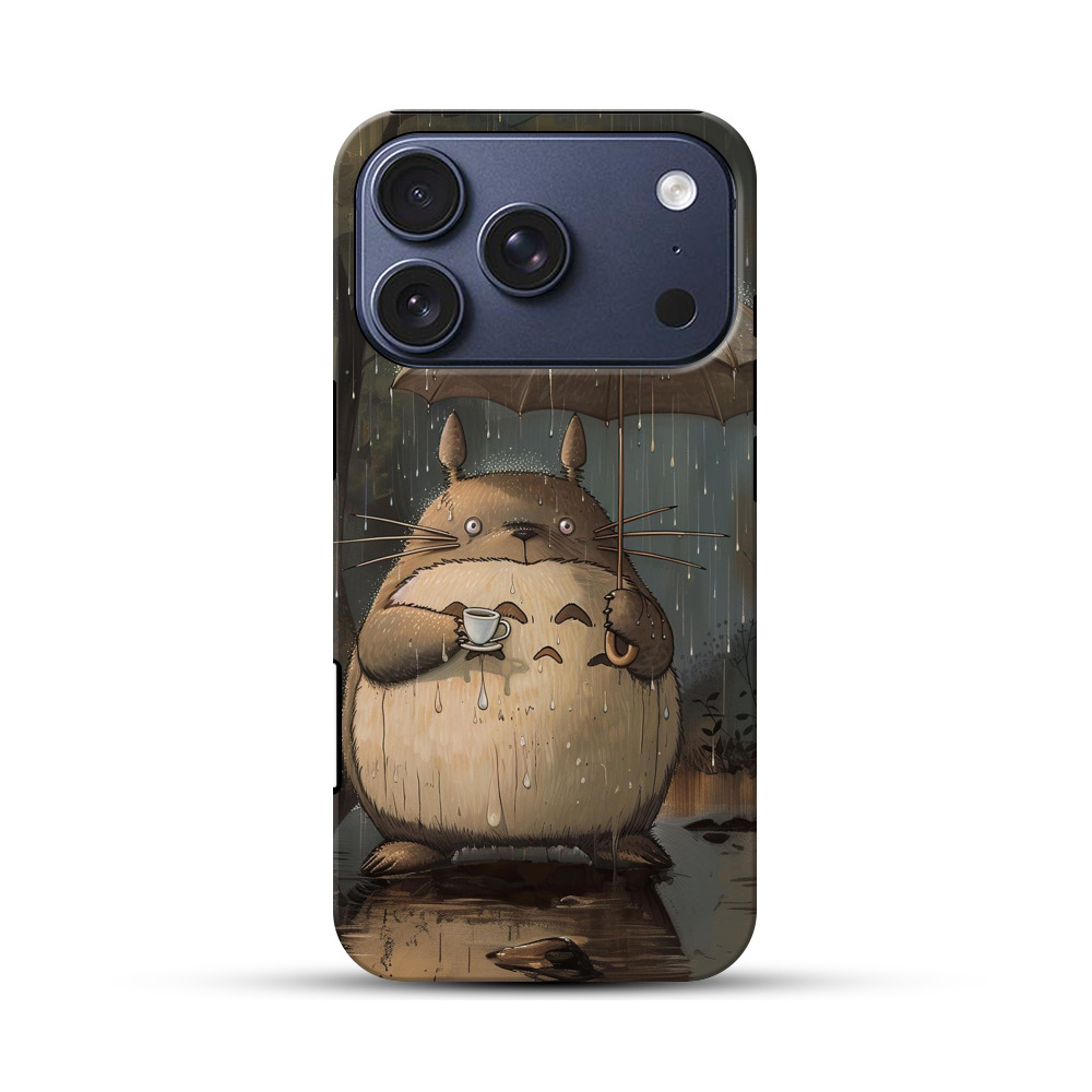 雨の中のトトロ iPhone 17 Proオリジナルハ耐衝撃ケース