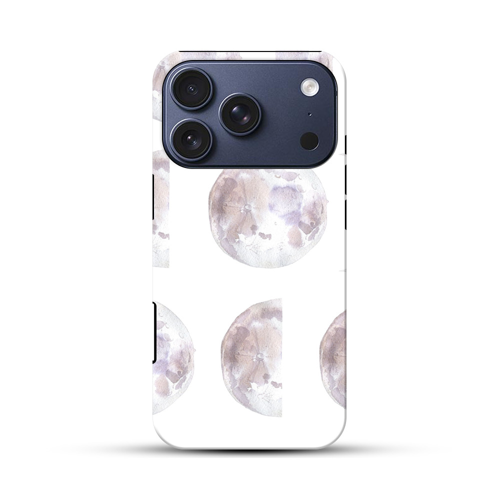 月のパターン iPhone 17 Proオリジナルハ耐衝撃ケース