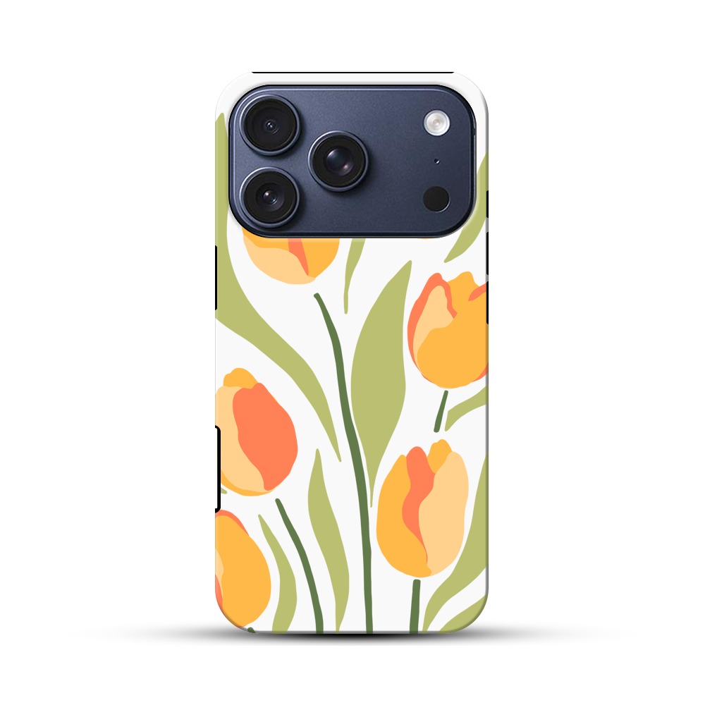 チューリップの花束 iPhone 17 Proオリジナルハ耐衝撃ケース