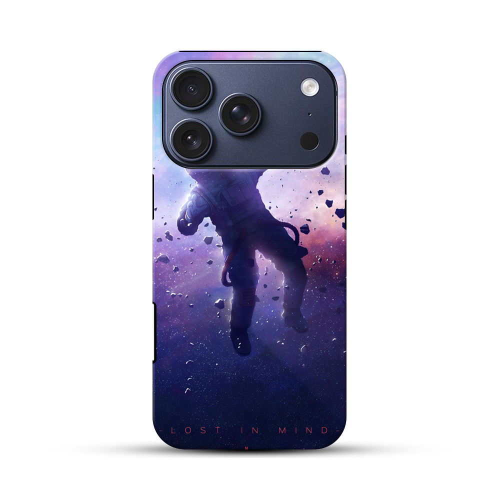 宇宙で漂う宇宙飛行士 iPhone 17 Proオリジナルハ耐衝撃ケース