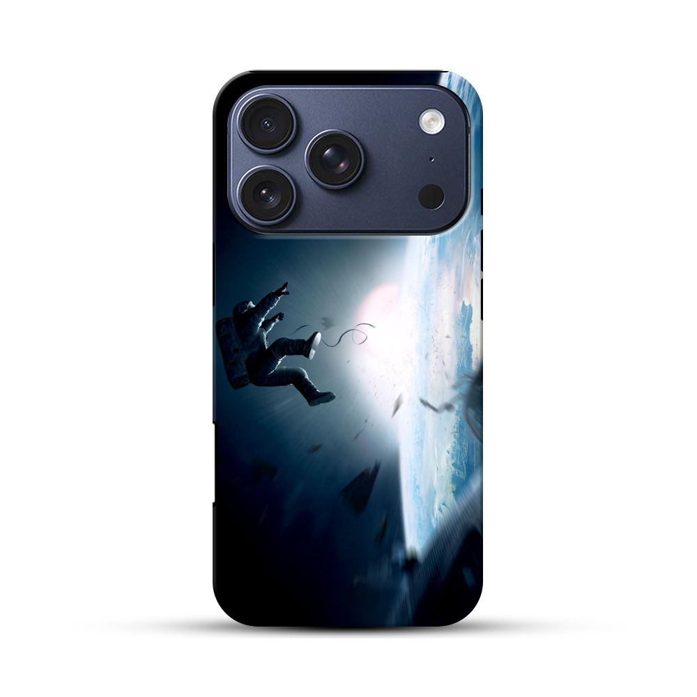 宇宙遊泳中の宇宙飛行士 iPhone 17 Proオリジナルハ耐衝撃ケース
