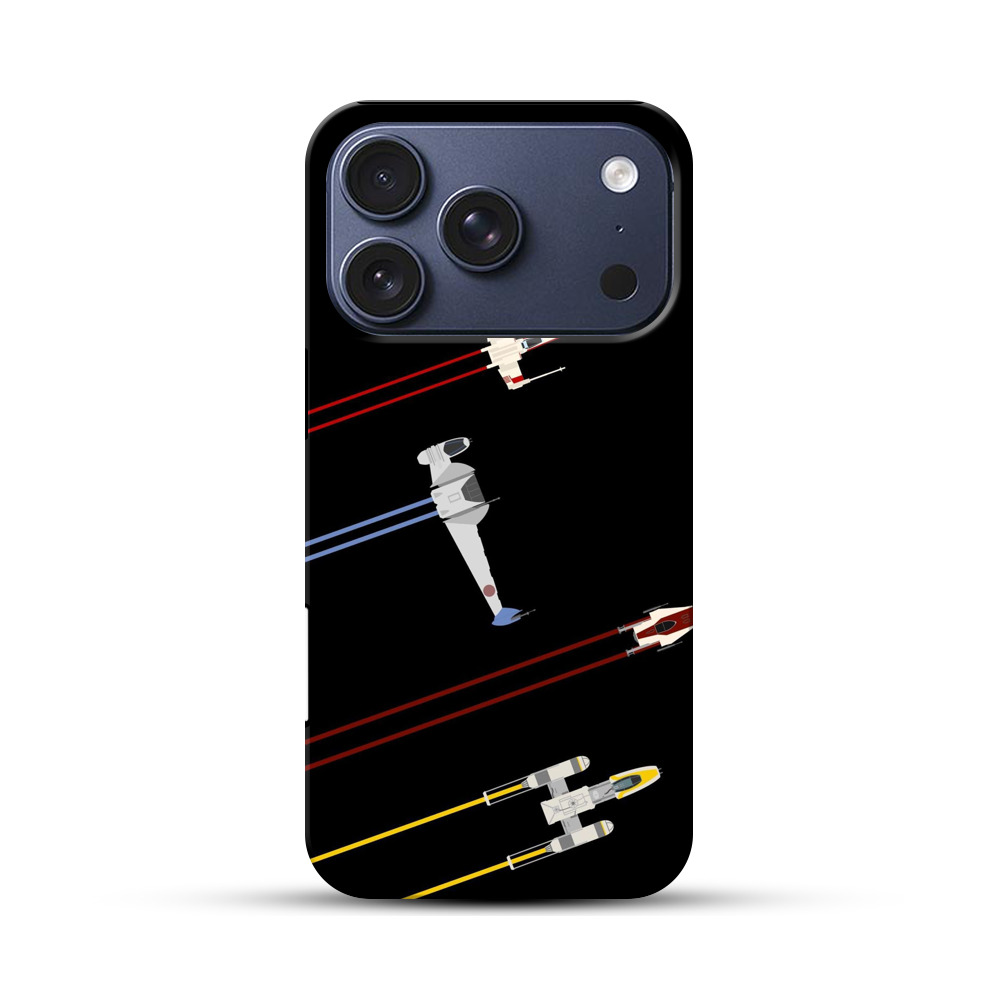 宇宙戦闘機の飛翔 iPhone 17 Proオリジナルハ耐衝撃ケース