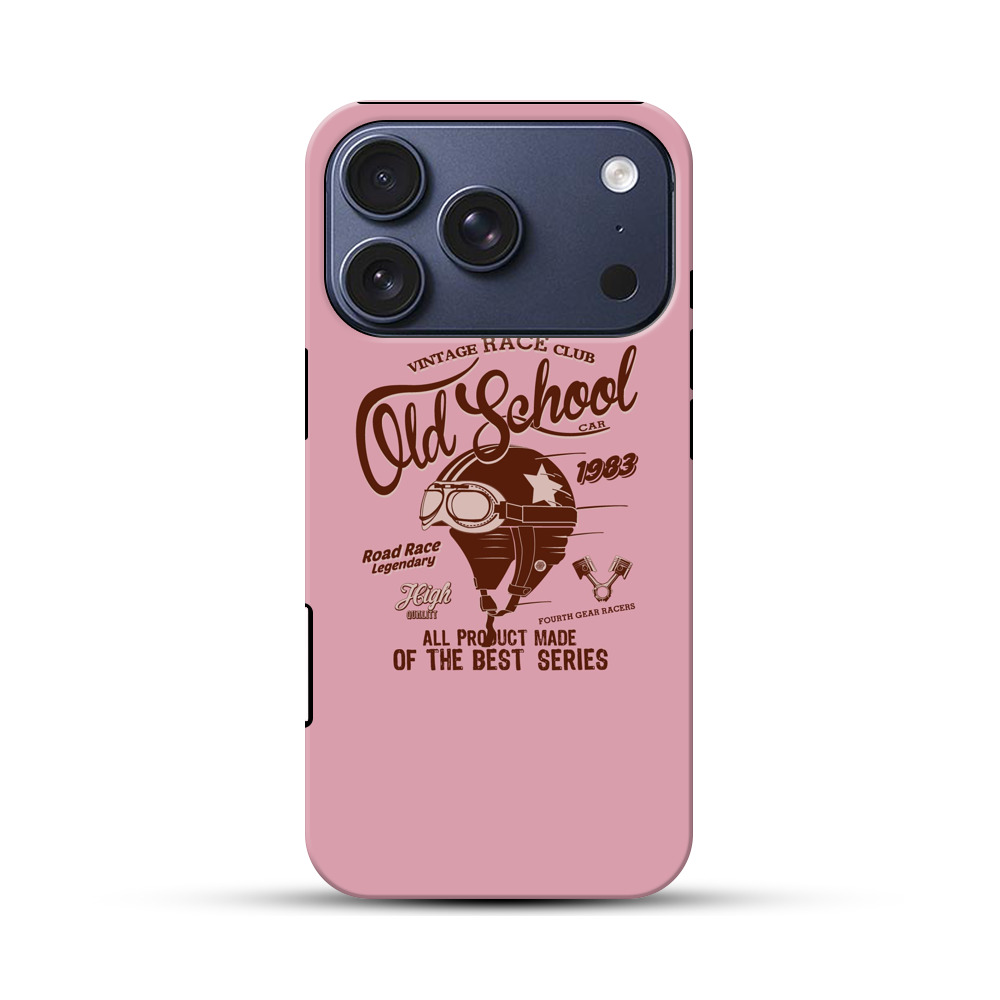 ヴィンテージレースヘルメット iPhone 17 Proオリジナルハ耐衝撃ケース