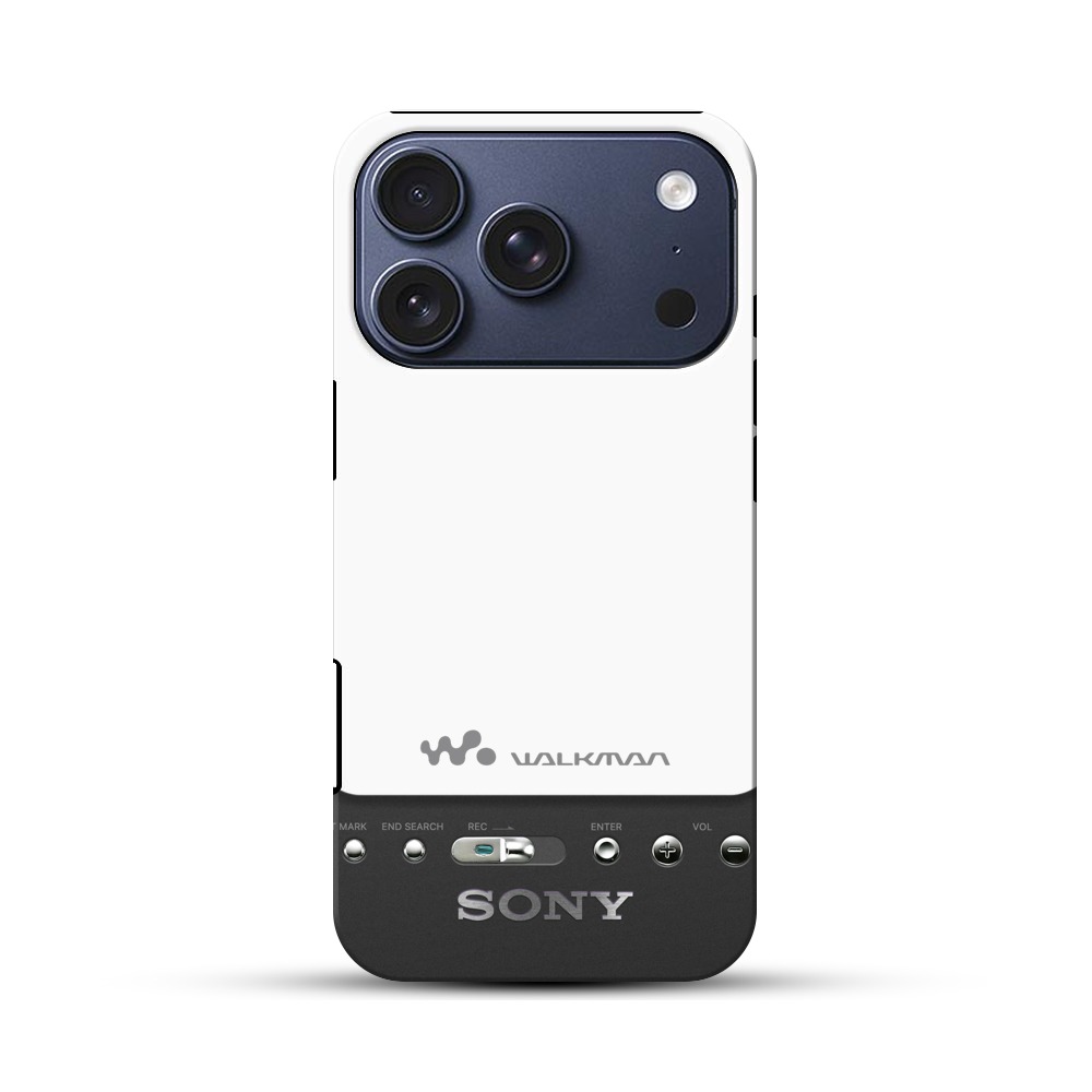 ウォークマンロゴ黒背景 iPhone 17 Proオリジナルハ耐衝撃ケース