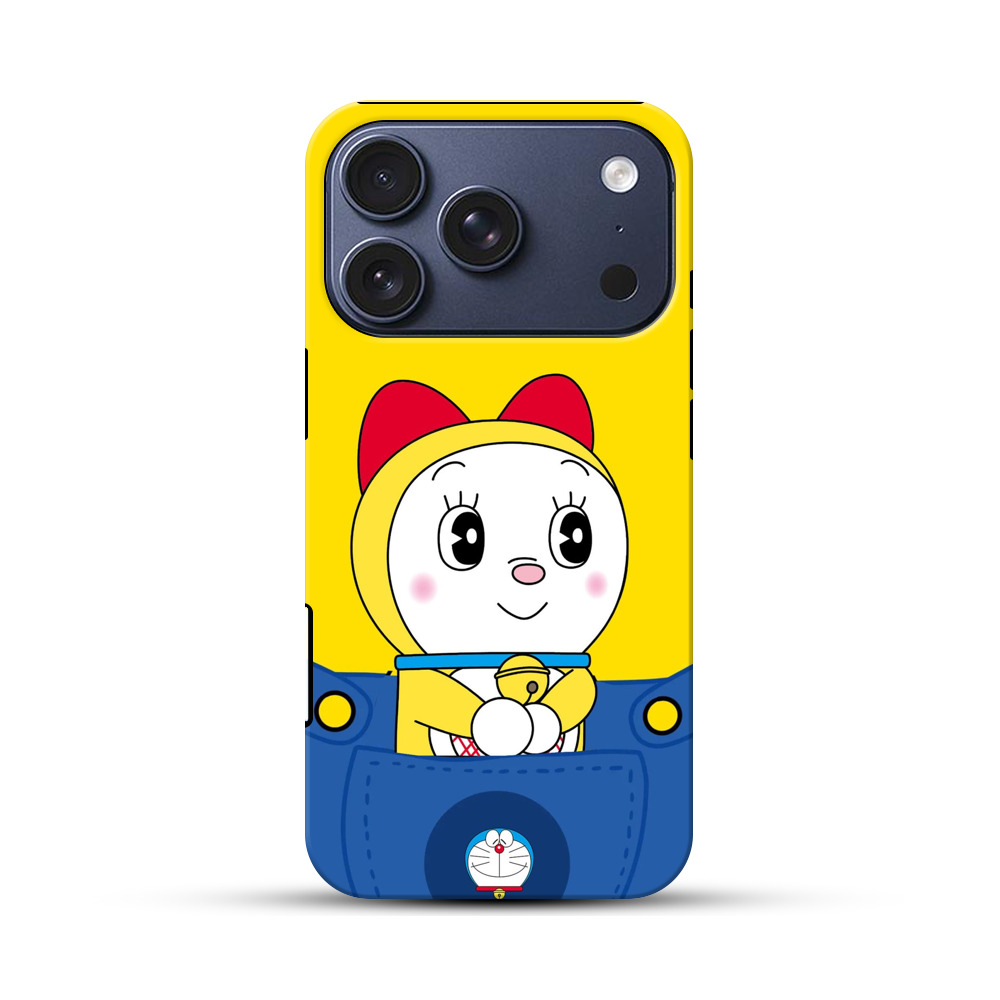 かわいい黄色キャラクター iPhone 17 Proオリジナルハ耐衝撃ケース