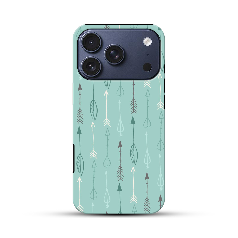 矢印のパターン iPhone 17 Proオリジナルハ耐衝撃ケース