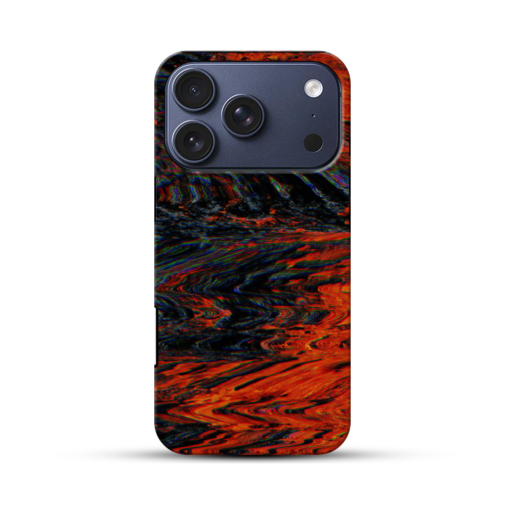 溶岩の模様 iPhone 17 Proオリジナルハ耐衝撃ケース