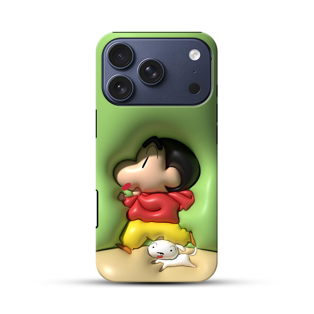 ユニークキャラクターシルエット iPhone 17 Proオリジナルハ耐衝撃ケース