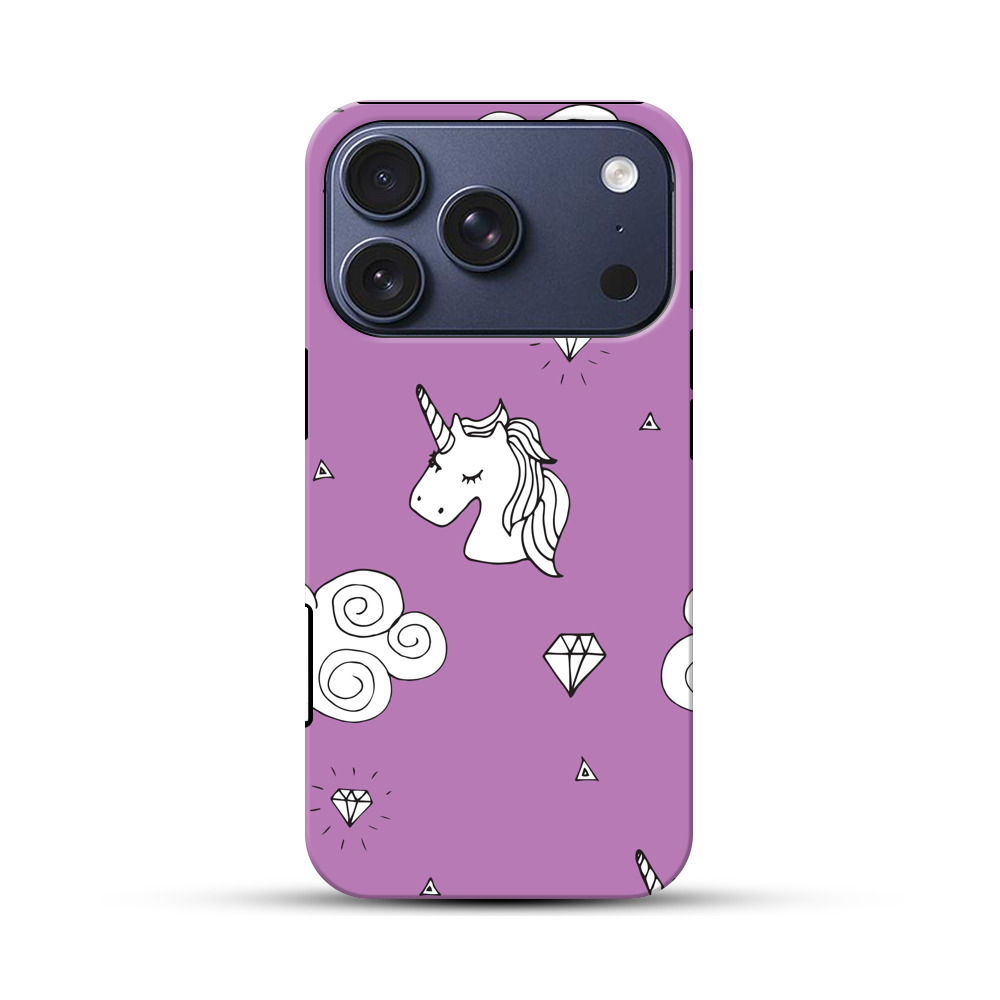 ユニコーンのデザイン iPhone 17 Proオリジナルハ耐衝撃ケース