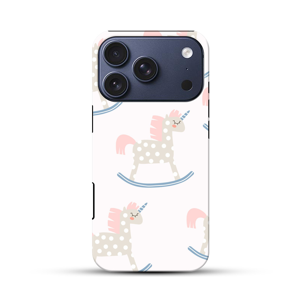ユニコーンのロッキングホース iPhone 17 Proオリジナルハ耐衝撃ケース