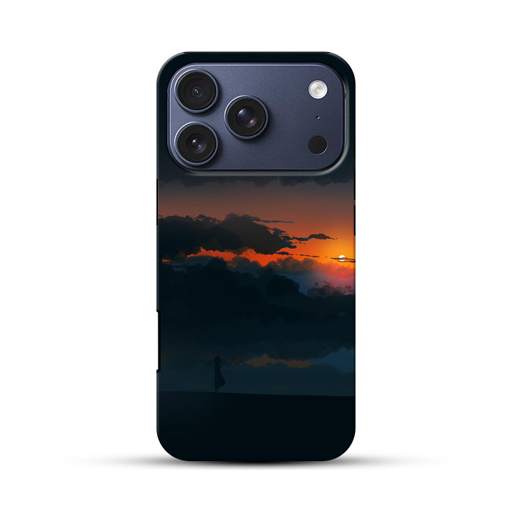 夕焼け雲の風景 iPhone 17 Proオリジナルハ耐衝撃ケース