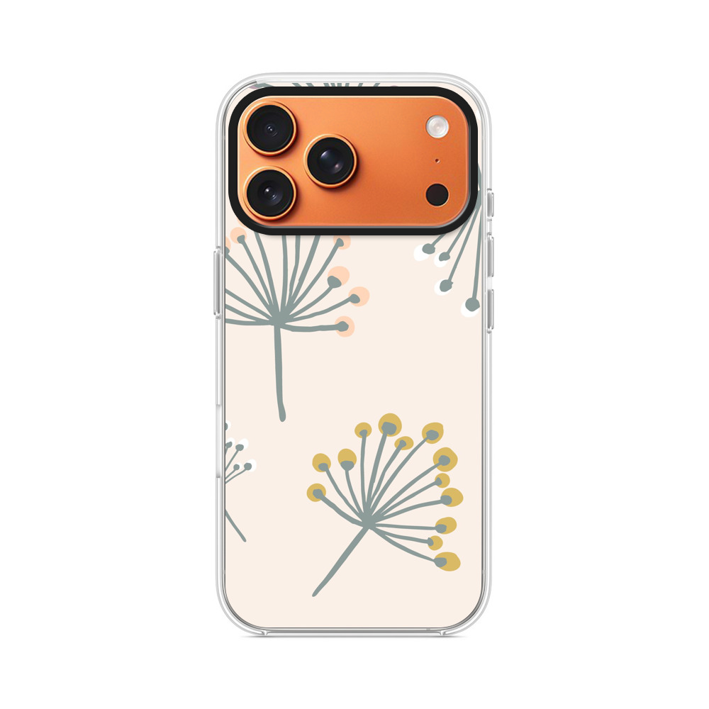 花柄のパターン iPhone 17 Pro Maxオリジナルケース