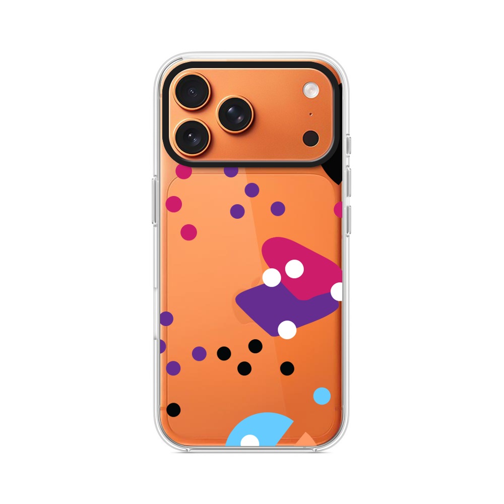 カラフルなパターン iPhone 17 Pro Maxオリジナルケース