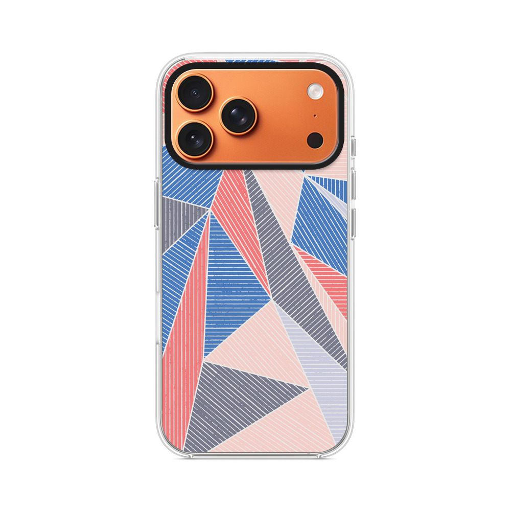 カラフルな幾何学模様 iPhone 17 Pro Maxオリジナルケース