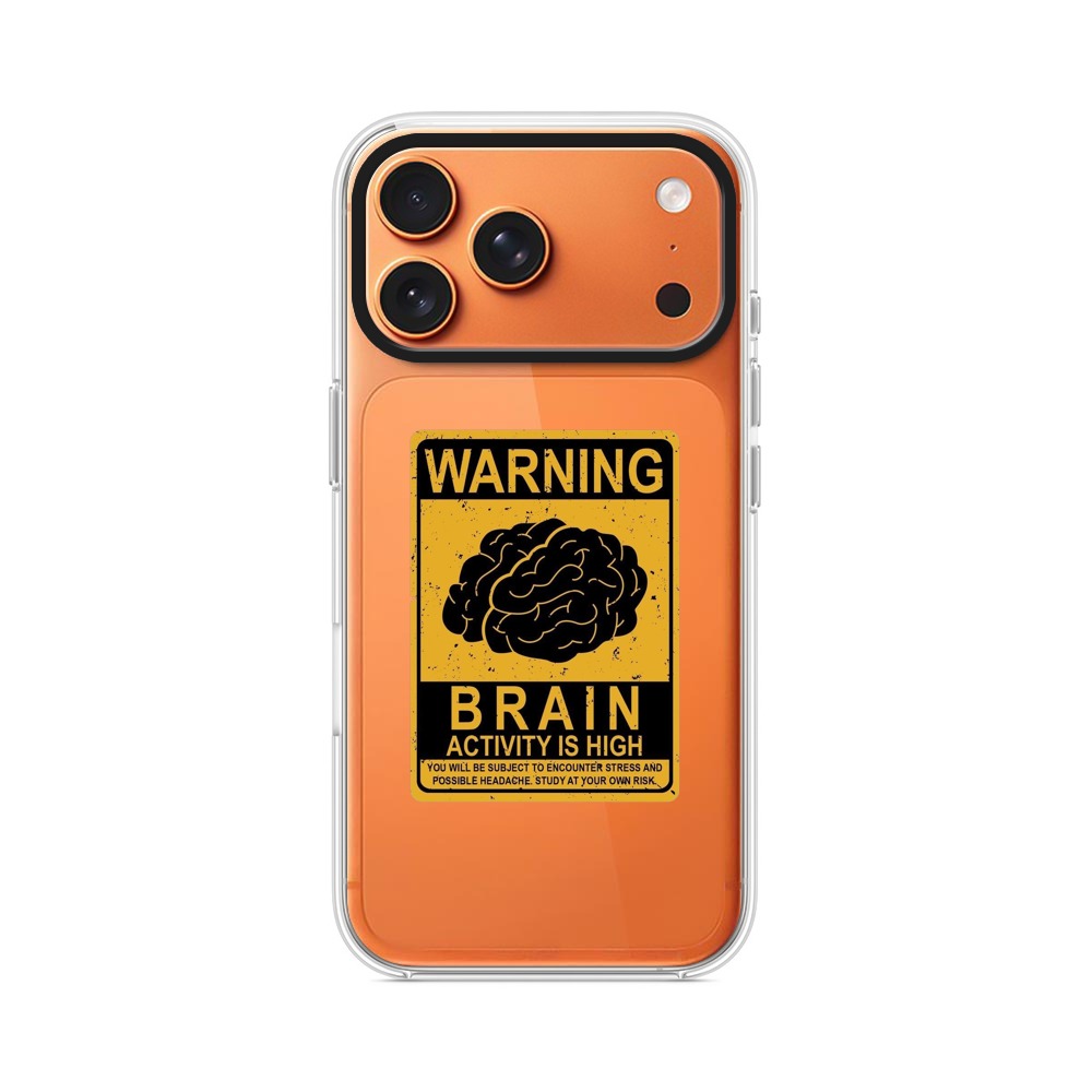 警告：脳の活動が高い iPhone 17 Pro Maxオリジナルケース