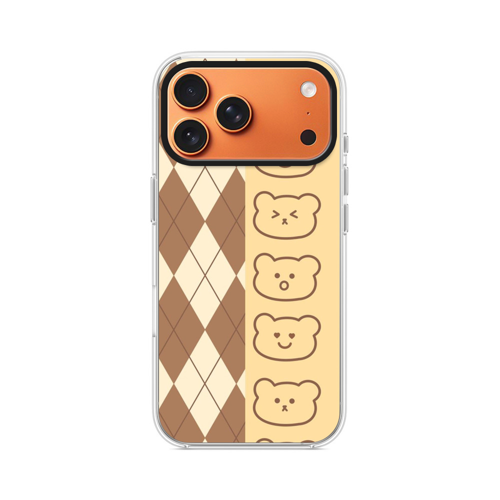 クマのパターン iPhone 17 Pro Maxオリジナルケース