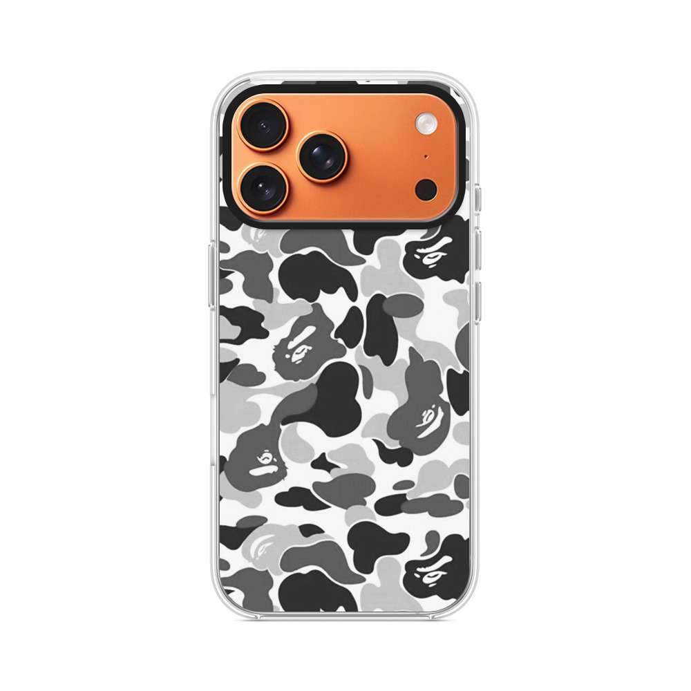 モダン迷彩パターン iPhone 17 Pro Maxオリジナルケース