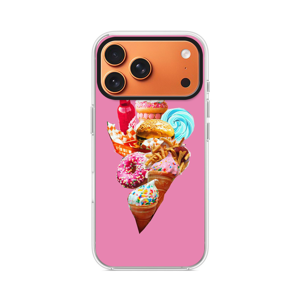 お菓子の盛り合わせ retro-food-collage お菓子の盛り合わせ retro-food-collage