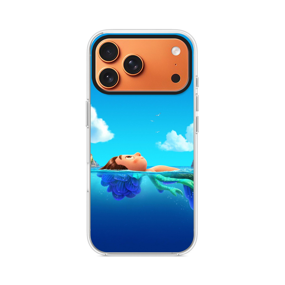 穏やかな海に浮かぶ子供 iPhone 17 Pro Maxオリジナルケース